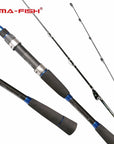 Ama-Fish Brand Spinning Rod 1.95M Lure Rod 2 Sections Carbon Rods M Action-Spinning Rods-Target Sports-White-Bargain Bait Box