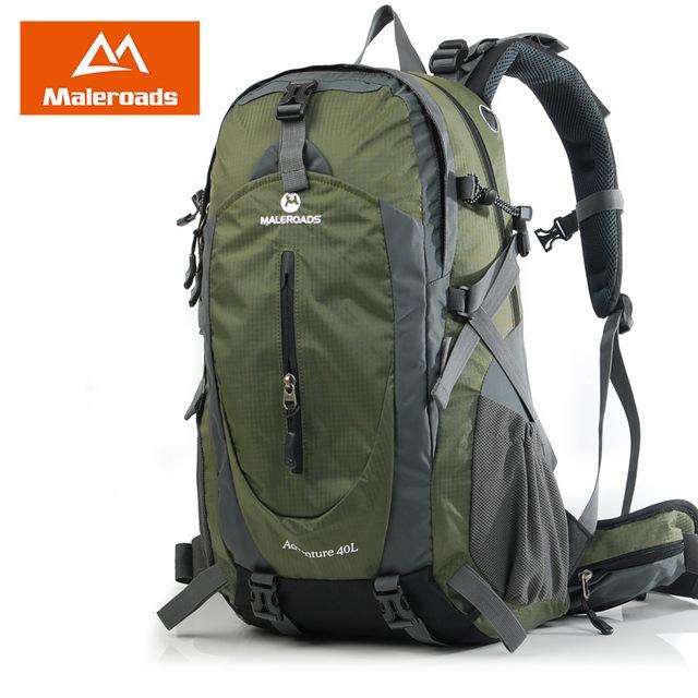 Amazing Maleroads 40L 50L Travel Backpack Men Women Trekking Backpack Waterproof-Maleroads Official Store-Army Green-30 - 40L-Bargain Bait Box
