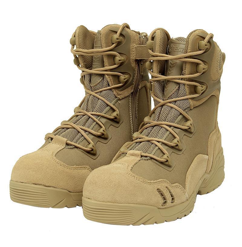 America Sport Army Men&#39;S Tactical Boots Desert Outdoor Hiking Leather Boots-SuperCool Outdoor Equipments Store-nise ESDY-6.5-Bargain Bait Box