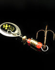 Amlucas Spinner Spoon Lures 60Mm 2.5G Metal Hard Bait Paillette Isca-Amlucas Fishing Store-Bargain Bait Box