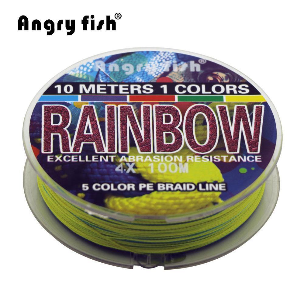 Angryfish 4 Strands 100M Pe Super Braided Fishing Line Huose Series 5-angryfish Store-0.4-Bargain Bait Box