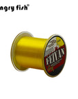 Angryfish Hot Sell 500M Monofilament Series Super Strong Nylon Line 11 Colors-angryfish Store-Yellow-0.8-Bargain Bait Box