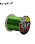 Angryfish Hot Sell 500M Monofilament Series Super Strong Nylon Line 11 Colors-angryfish Store-Yellow-0.8-Bargain Bait Box