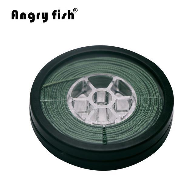 Angryfish Lead Core Carp Fishing Line 25Lbs 35Lbs 45Lbs 60Lbs 10Meters For-angryfish Store-Green-60LB-Bargain Bait Box