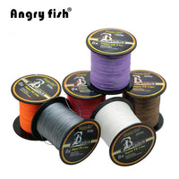 Angryfish Wholesale 300 Meters 8 Strands Braided Fishing Line 12 Colors Super Pe-Yile Fishing Tackle Co.,Ltd-White-0.8-Bargain Bait Box