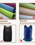 Anmeilu 10L Ultralight Men Women'S Travel Backpack Hiking Camping Backpack For-VEQSKING Outdoors_Fans Store-Black NO LOGO-Bargain Bait Box