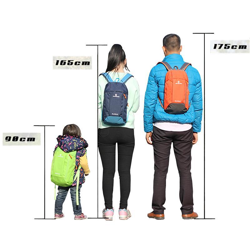 Anmeilu 10L Ultralight Men Women'S Travel Backpack Hiking Camping Backpack For-VEQSKING Outdoors_Fans Store-Black NO LOGO-Bargain Bait Box