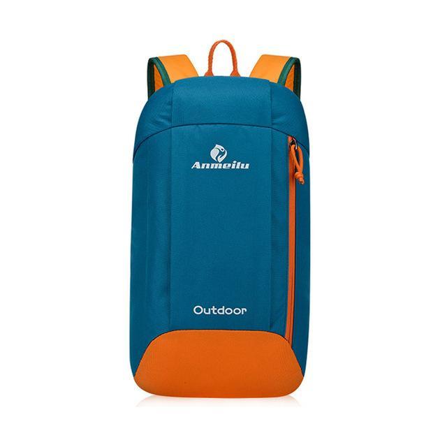 Anmeilu 10L Ultralight Men Women&#39;S Travel Backpack Hiking Camping Backpack For-VEQSKING Outdoors_Fans Store-Green orange-Bargain Bait Box