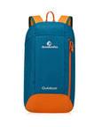 Anmeilu 10L Ultralight Men Women'S Travel Backpack Hiking Camping Backpack For-VEQSKING Outdoors_Fans Store-Green orange-Bargain Bait Box