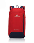 Anmeilu 10L Ultralight Men Women'S Travel Backpack Hiking Camping Backpack For-VEQSKING Outdoors_Fans Store-Red black-Bargain Bait Box