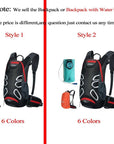 Anmeilu 15L Sports Water Bags Hydration Bladder Cycling Backpack Outdoor-Sunshine Outdoor Sports CO., LTD-1009GN-Bargain Bait Box