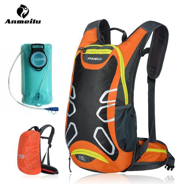 Anmeilu 15L Sports Water Bags Hydration Bladder Cycling Backpack Outdoor-Sunshine Outdoor Sports CO., LTD-1009OR WB-Bargain Bait Box