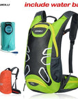 Anmeilu 15L Waterproof Camping Backpack 2L Water Bag Bladder Outdoor Sports-Sireck Outdoor CO., LTD.-1009GNWB-Bargain Bait Box
