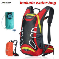 Anmeilu 15L Waterproof Camping Backpack 2L Water Bag Bladder Outdoor Sports-Sireck Outdoor CO., LTD.-1009RDWB-Bargain Bait Box