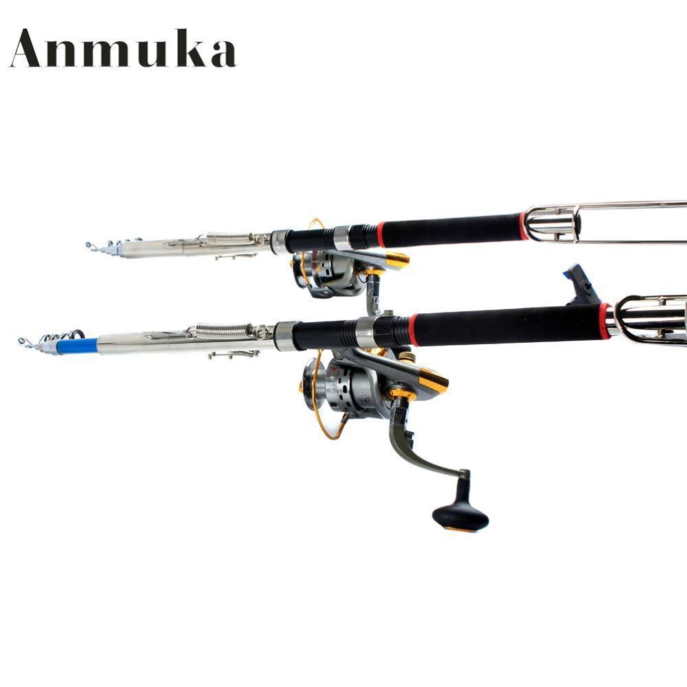 Anmuka 2.1M 2.4M 2.7M Automatic Fishing Rod Sea River Lake Pool Fishing Pole-Automatic Fishing Rods-Anmuka Outdoor store-Yellow-2.1 m-Bargain Bait Box