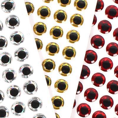 Anmuka 500Pcs/Lot Diy 3D Fishing Lure Eyes Fly Eyes 4Mm-9Mm Realistic Artificial-Anmuka Outdoor store-4mm mix color-Bargain Bait Box
