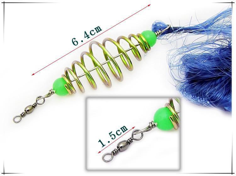 Anmuka Design Copper Spring Shoal Fishing Net Netting Luminous Beads Swivel-Anmuka Outdoor store-size 3-Bargain Bait Box
