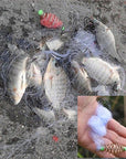Anmuka Design Copper Spring Shoal Fishing Net Netting Luminous Beads Swivel-Anmuka Outdoor store-size 3-Bargain Bait Box