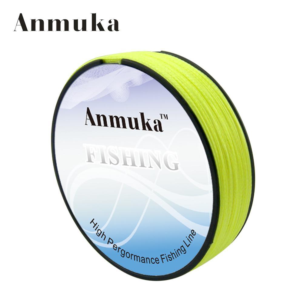 Anmuka Fishing Line Multifilament 100M Super Strong Pe Braided Fishing Line 4-Anmuka Outdoor store-White-0.4-Bargain Bait Box
