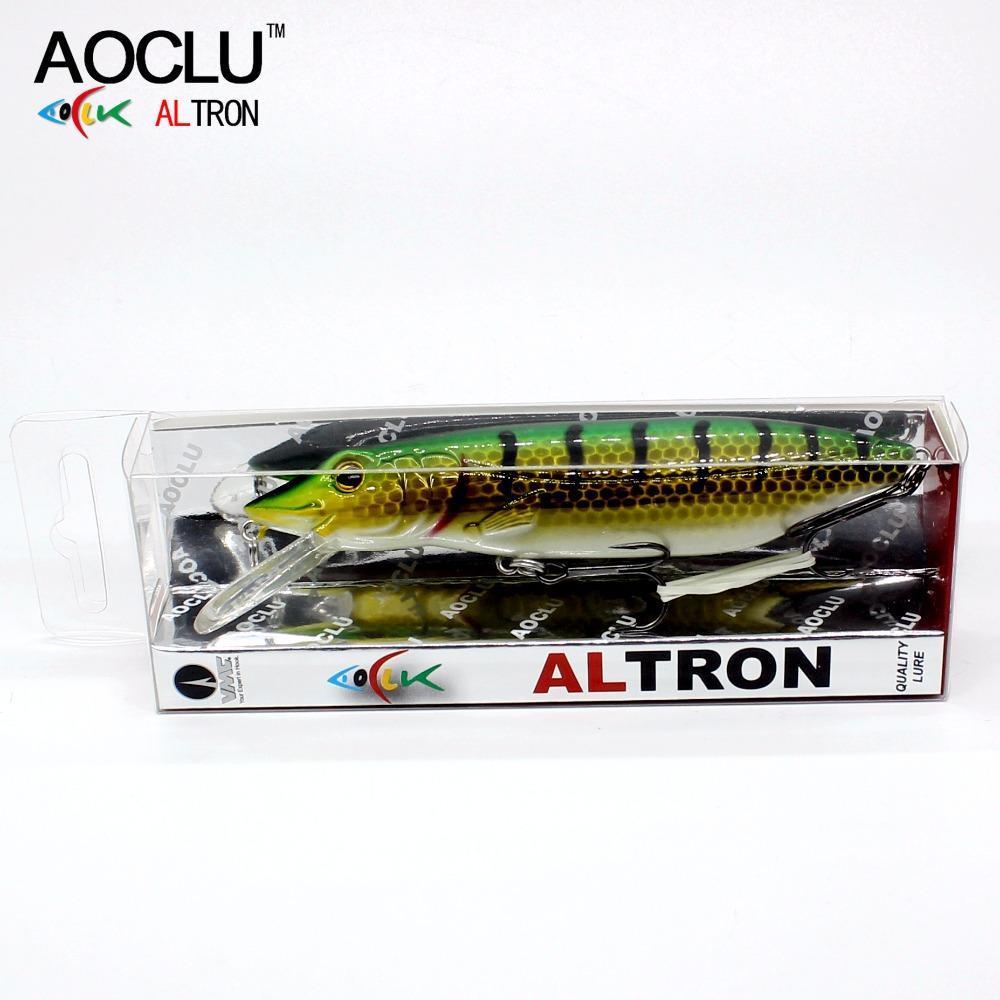 Aoclu Lure Wobblers 110Mm 22G Floating Pike Amur Pikc Hard Bait Minnow-AOCLU -Fishing Store-COLOR A WH115-Bargain Bait Box