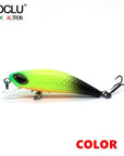 Aoclu Wobbler Jerkbait 10 Colors 4.5Cm 3.0G Hard Bait Minnow Crank Fishing Lures-AOCLU -Fishing Store-COLOR H FU45-Bargain Bait Box