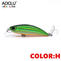 Aoclu Wobblers Jerkbait 8 Colors 5Cm 4.0G Hard Bait Small Minnow Crank Fishing-AOCLU -Fishing Store-H NB151-Bargain Bait Box