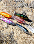 Aoclu Wobblers Super Quality 6 Colors 48Mm Hard Bait Minnow Crank Popper Stik-AOCLU -Fishing Store-Red xs48-Bargain Bait Box