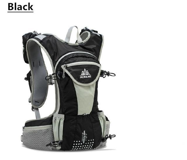 Aonijie 12L Outdoor Sport Running Backpack Marathon Trail Running Hydration Vest-MoreCool Life Store-Black Bag Only-Bargain Bait Box
