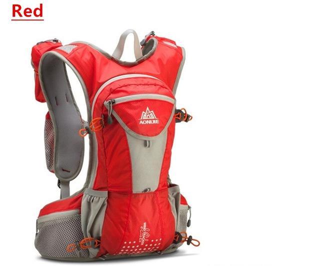 Aonijie 12L Outdoor Sport Running Backpack Marathon Trail Running Hydration Vest-MoreCool Life Store-Red Bag Only-Bargain Bait Box