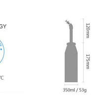 Aonijie 350Ml 600Ml Portable Tpu Folding Soft Long Straw Water Bottle Outdoor-Keep Outdoor-350ml-Bargain Bait Box