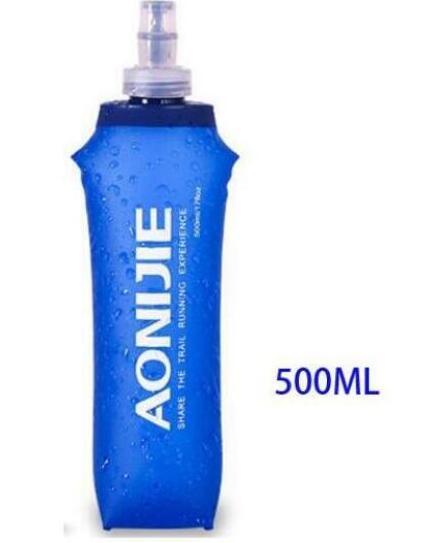 Aonijie 350Ml 600Ml Portable Tpu Folding Soft Long Straw Water Bottle Outdoor-Keep Outdoor-500ml-Bargain Bait Box