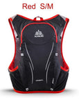 Aonijie 5L Hydration Outdoor Sports Backpack Water Bag Running Marathon-Primitive man Store-Red S-M-Bargain Bait Box