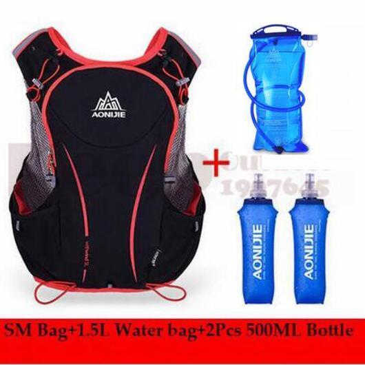 Aonijie 5L Outdoor Sport Running Hydration Backpack Unisex Lightweight Running-IceSnake-SM 5-Bargain Bait Box
