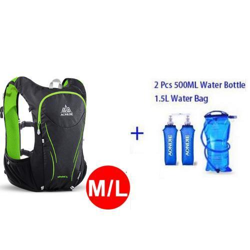 Aonijie 5L Outdoor Sports Backpack Women / Men Marathon Hydration Vest Pack-Gocamp-ML all-Bargain Bait Box