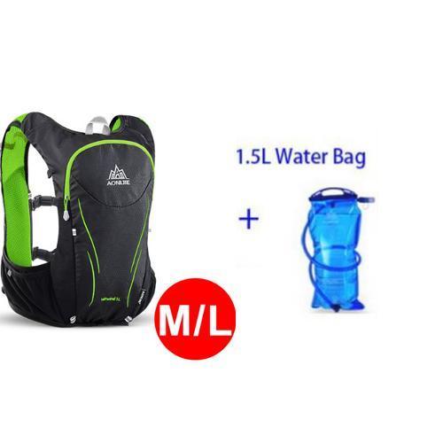 Aonijie 5L Outdoor Sports Backpack Women / Men Marathon Hydration Vest Pack-Gocamp-ML and bladder-Bargain Bait Box