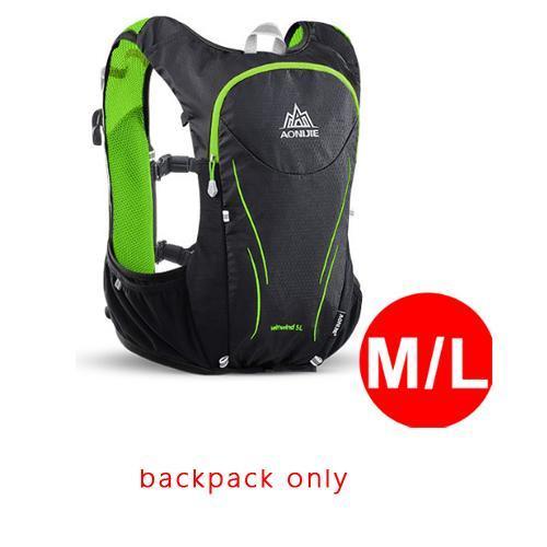 Aonijie 5L Outdoor Sports Backpack Women / Men Marathon Hydration Vest Pack-Gocamp-ML bag only-Bargain Bait Box