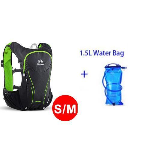 Aonijie 5L Outdoor Sports Backpack Women / Men Marathon Hydration Vest Pack-Gocamp-SM and bladder-Bargain Bait Box