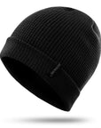 Aonijie M27 Unisex Winter Warm Sports Slouchy Cuffed Knit Beanie Hat Skull Cap-Running Caps-YOUGLE store-Black-Bargain Bait Box