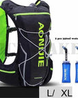 Aonijie Men Women 10L Outdoor Bags Hiking Backpack Vest Marathon Running Cycling-Keep Outdoor-Black L XL 3-Bargain Bait Box