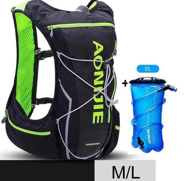 Aonijie Men Women 10L Outdoor Bags Hiking Backpack Vest Marathon Running Cycling-Keep Outdoor-Black M L 2-Bargain Bait Box