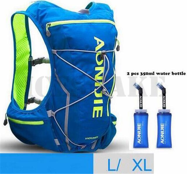 Aonijie Men Women 10L Outdoor Bags Hiking Backpack Vest Marathon Running Cycling-Keep Outdoor-Blue L XL 3-Bargain Bait Box
