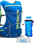 Aonijie Men Women 10L Outdoor Bags Hiking Backpack Vest Marathon Running Cycling-Keep Outdoor-Blue M L 1-Bargain Bait Box