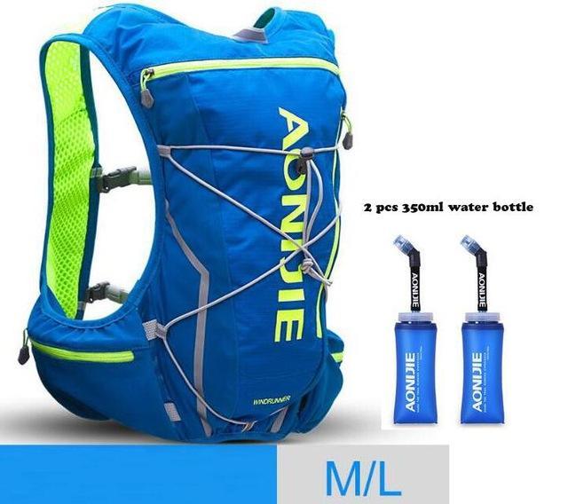 Aonijie Men Women 10L Outdoor Bags Hiking Backpack Vest Marathon Running Cycling-Keep Outdoor-Blue M L 3-Bargain Bait Box