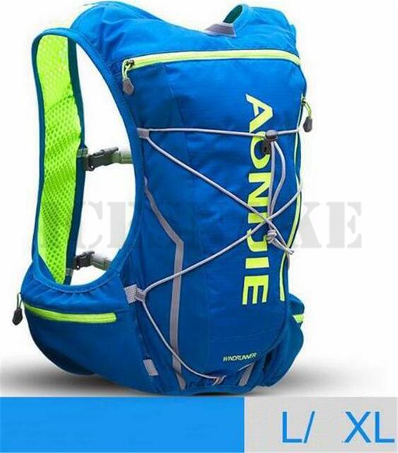 Aonijie Men Women 10L Outdoor Bags Hiking Backpack Vest Marathon Running Cycling-Keep Outdoor-Only Bag Blue L XL-Bargain Bait Box