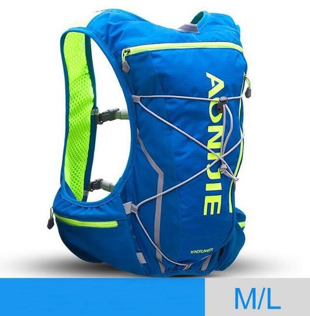 Aonijie Men Women 10L Outdoor Bags Hiking Backpack Vest Marathon Running Cycling-Keep Outdoor-Only Bag Blue M L-Bargain Bait Box