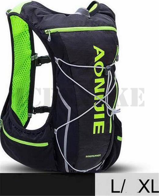 Aonijie Men Women Nylon 10L Outdoor Bags Hiking Backpack Vest Professional-Moon&#39;s Summer-Only Bag Black L XL-Bargain Bait Box
