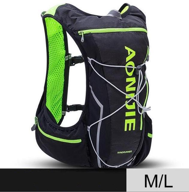 Aonijie Men Women Nylon 10L Outdoor Bags Hiking Backpack Vest Professional-Moon&#39;s Summer-Only Bag Black M L-Bargain Bait Box