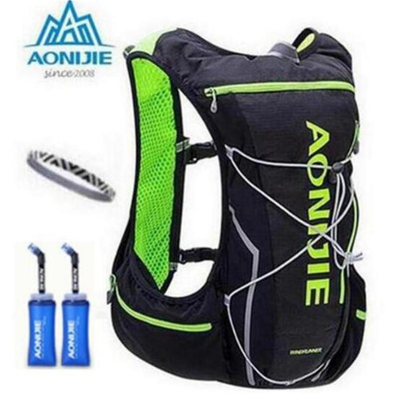 Aonijie Men Women Nylon 10L Outdoor Bags Hiking Backpack Vest Professional-Moon&#39;s Summer-Only Bag Blue M L-Bargain Bait Box