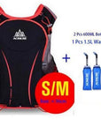 Aonijie Men Women Outdoor Sport Running 5L Backpack Marathon Hydration Vest Pack-IceSnake-Balck 1-Bargain Bait Box