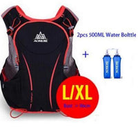 Aonijie Men Women Outdoor Sport Running 5L Backpack Marathon Hydration Vest Pack-IceSnake-Style 4-Bargain Bait Box